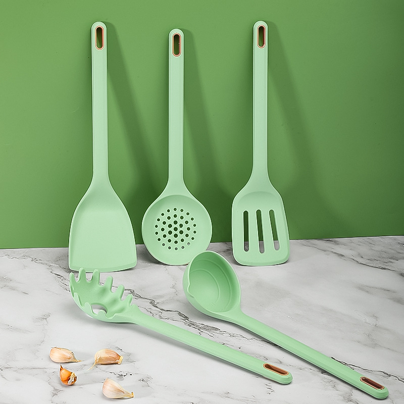 Silicone Cooking Utensils Set - 446°F Heat Resistant Kitchen Utensils,Turner Tongs,Spatula,Spoon,Brush,Whisk,Kitchen Utensil Gadgets Tools Set for Nonstick Cookware,Dishwasher Safe